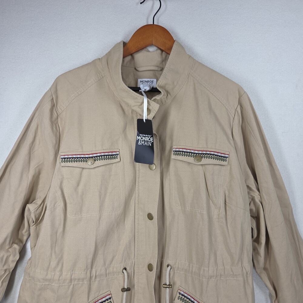 Vtg Monroe & Main Womens Jacket XXL Brown Button Style NWT Gorpcore Western West - Picture 9 of 12